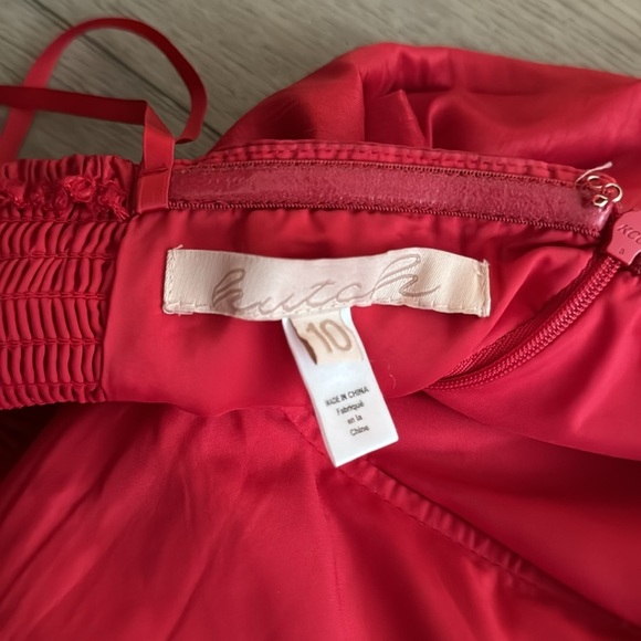 NWT! Anthropologie Pink/Red Hutch Strapless Heart Maxi Dress - US 10 ⚽️ - Picture 12 of 16